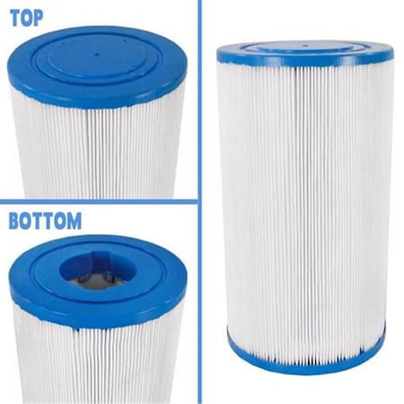 Filbur 4.37 x 7.75 in. with Closed Top Pool & Spa Replacement Filter Cartridge, 25 sq ft. FI35314